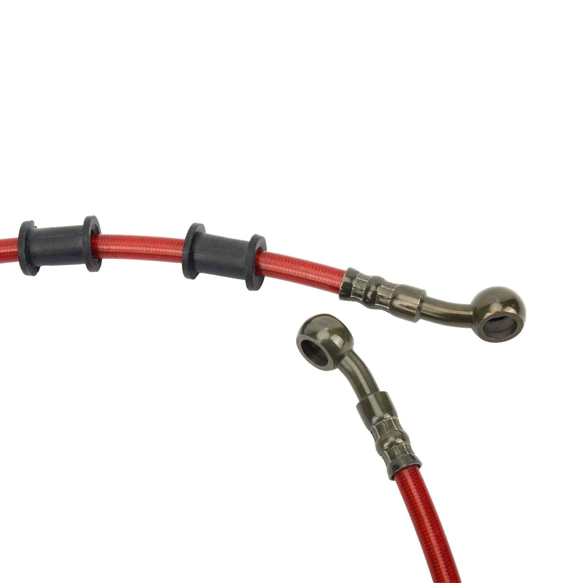 Universal Motorcycle Brake Oil Hose M10 80cm 100cm 110cm 120cm Clutch Hose Cable Racing Dirt Pit Bike Scooters Accessories