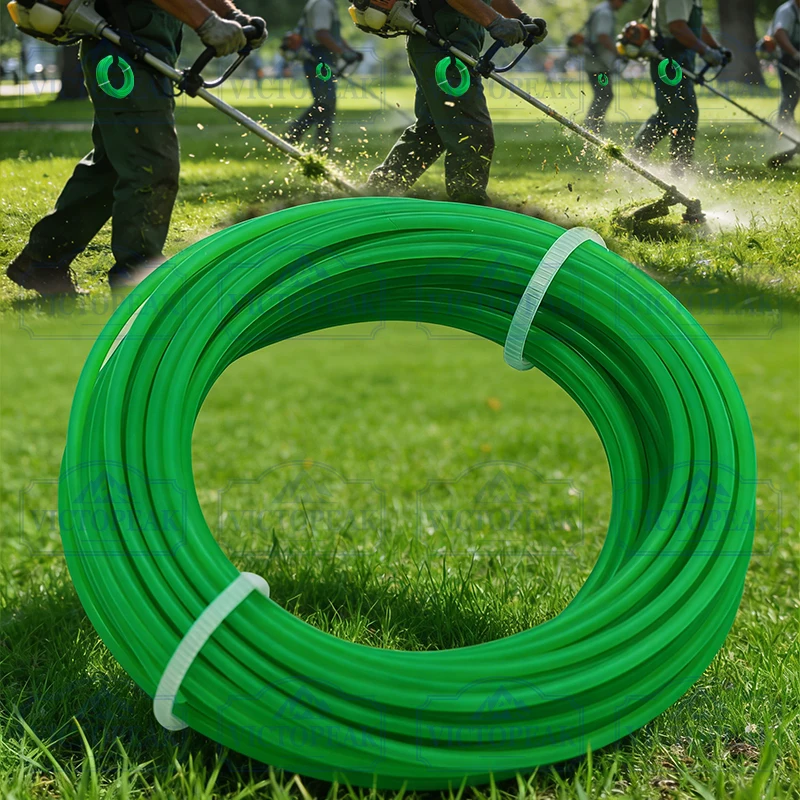 2.0mm 10m Green Trimmer Line Garden Power Tool Accessories Nylon Grass Cutter Line Durable Weed Eater String Replacement Parts