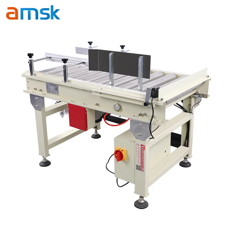 RC1M-V90 Customization Combined with Sealer Connected  Assembly Line Operation Automatic Case Sealing Strapping Machine