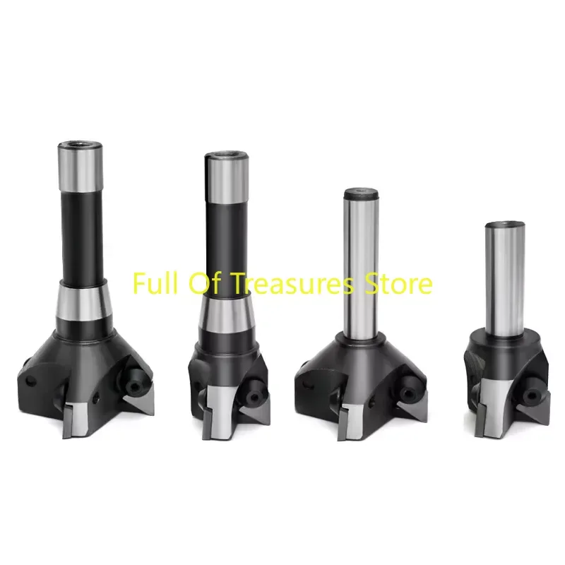 1pc Indexable end mills One-piece shank 30-100mm MT3 Right angle milling cutter for TPKR TPKN 1603 / TPKN2204 or 3100511 / 31305