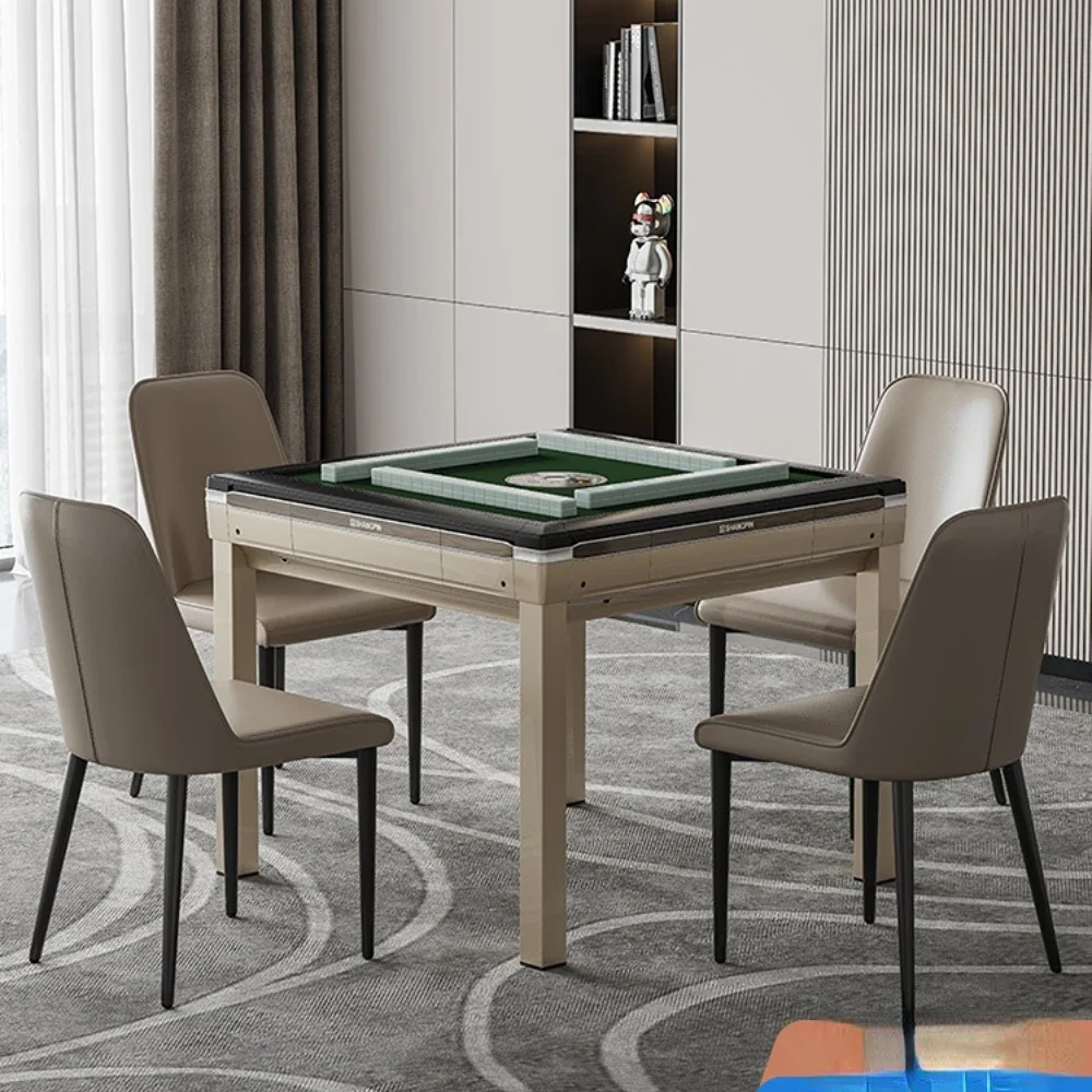 Intelligent Mahjong Machine Automatic Dining Table Dual-Use Four-Mouth Machine Mahjong Table Electric Bass Household