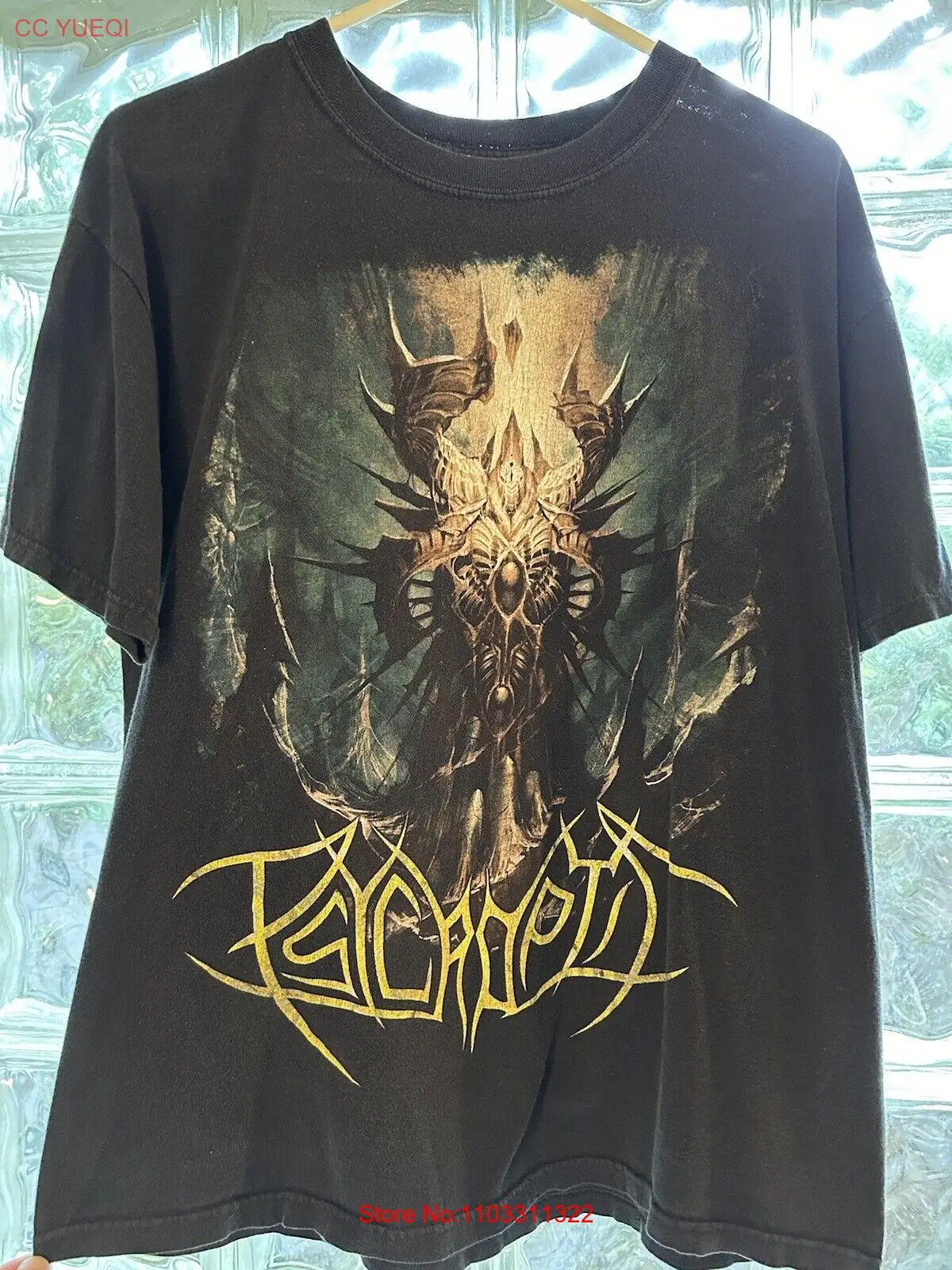 Psycroptic T-shirt Sz L 2008 Tech Death Metal Soreption Disentomb Aborted Gorod