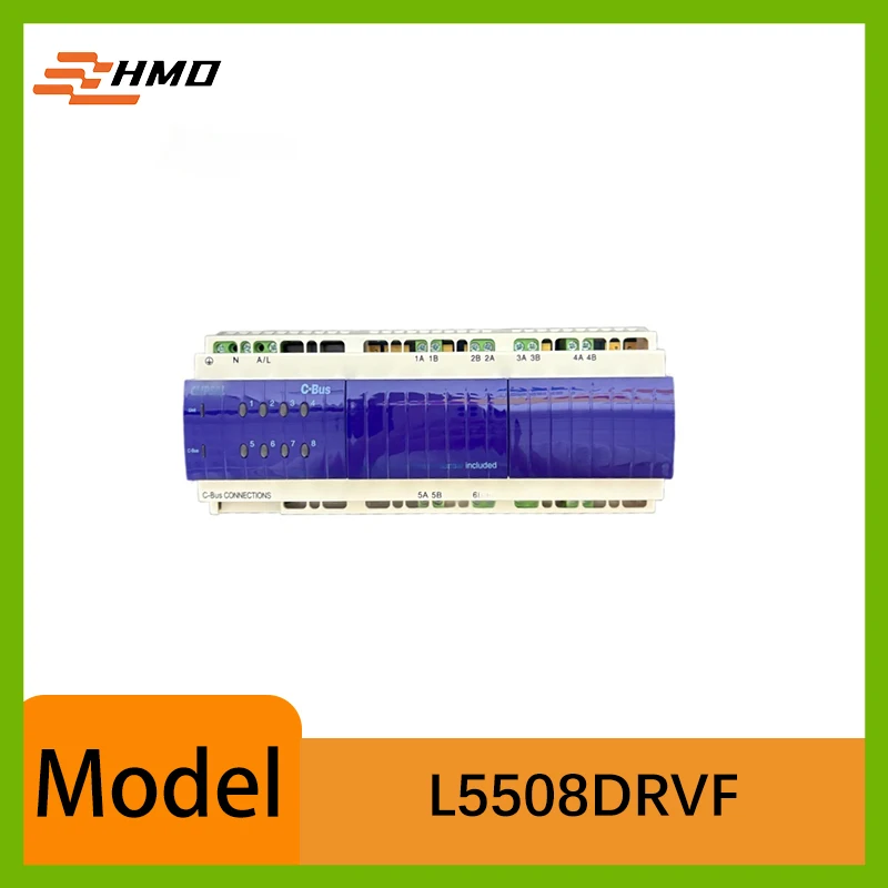 L5508RVF C-Bus 8 Channel Voltage Free Relay Module DIN Rail Smart Home Lighting Switching Automation