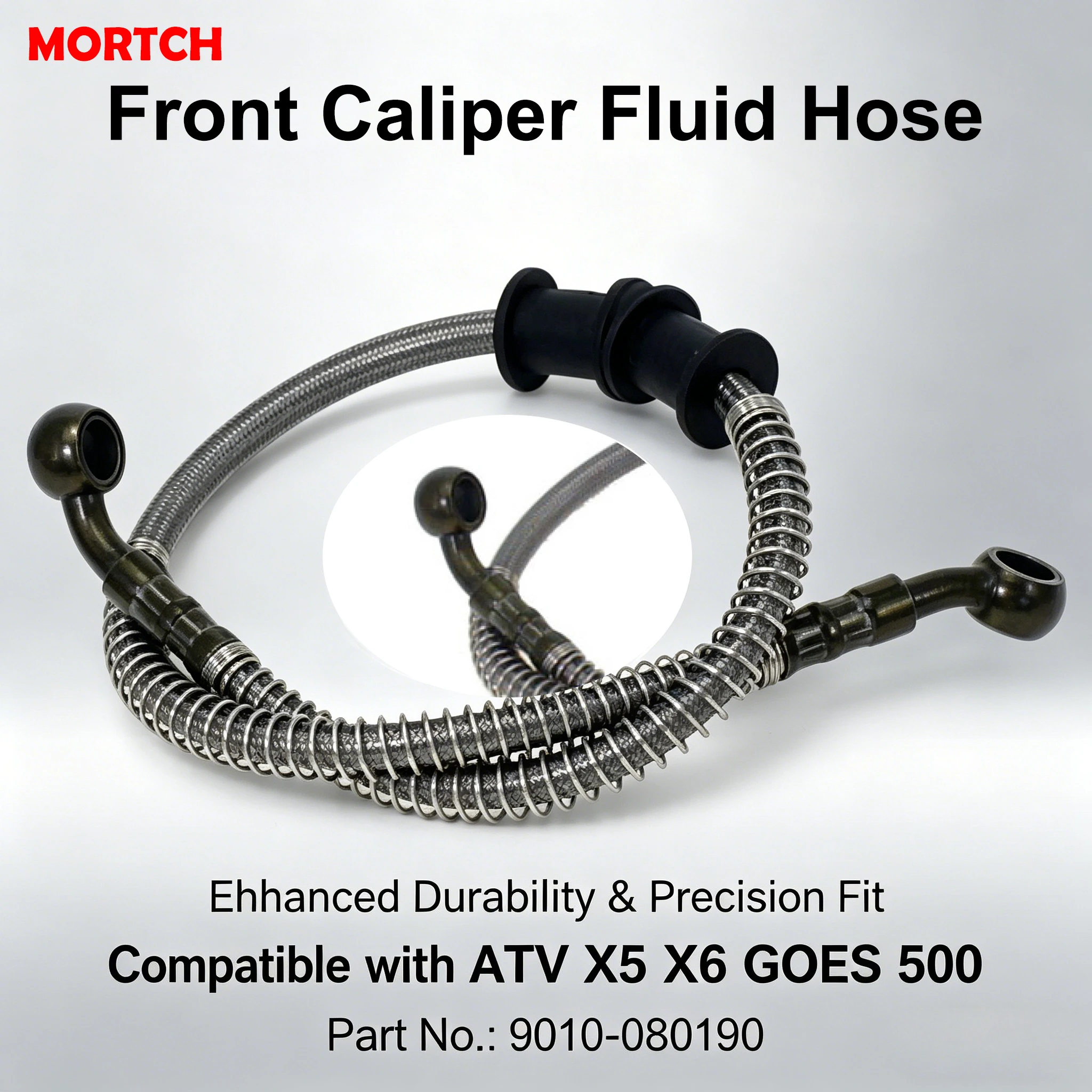 Front Caliper Fluid Hose 9010-080190 For CFMoto 600cc ATV CF500 CF600 CF625 CF800 CF800ATR CFORCE 800 520 550 GOES500-A0 G