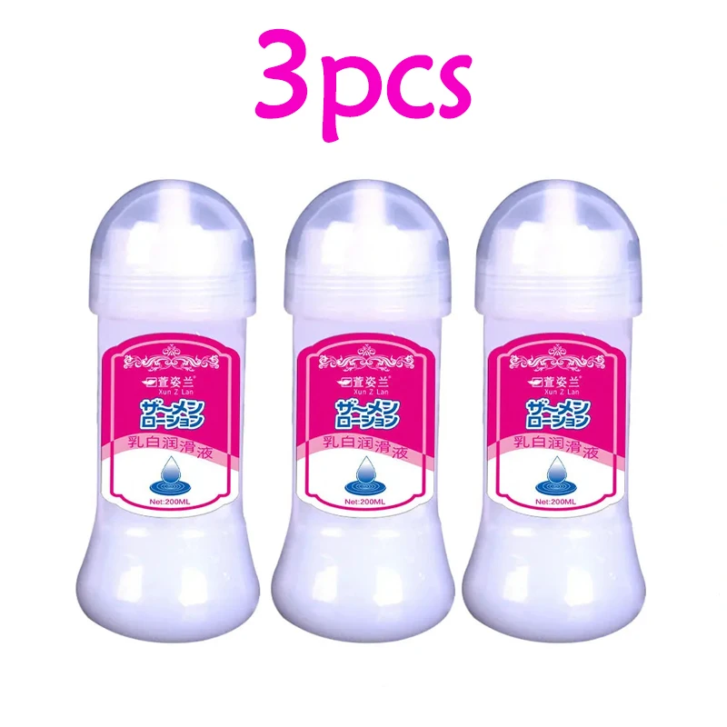 

3pcs Japan Lubricant For Sex 200ml Sex Simulated Semen Lube For Couples Vagina Anal Lubrication Intimate Adult Goods 18+ Sex Toy