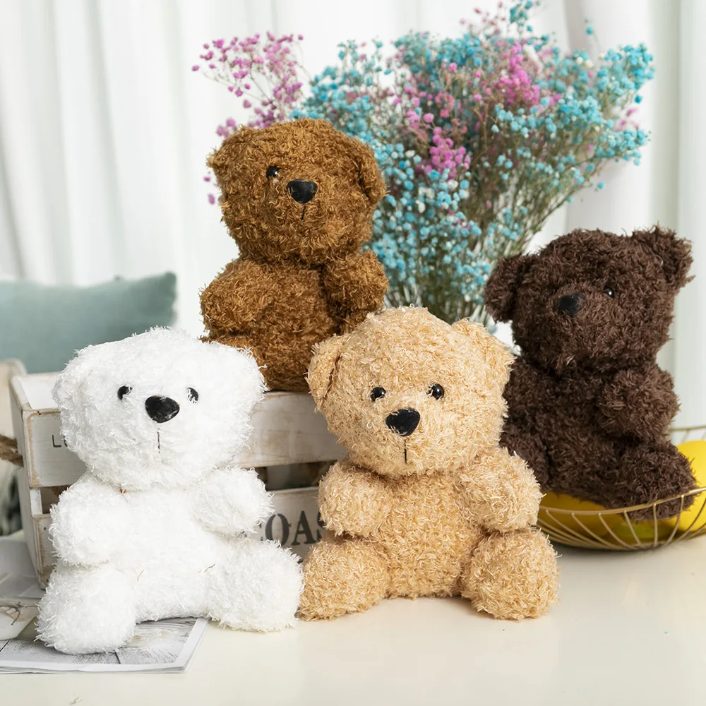 

10pcs Wholesale 8 Inch 20cm Sitting Bear Cute Pendant Doll Dee Clothing Accessories Bag Claw Crane Toys