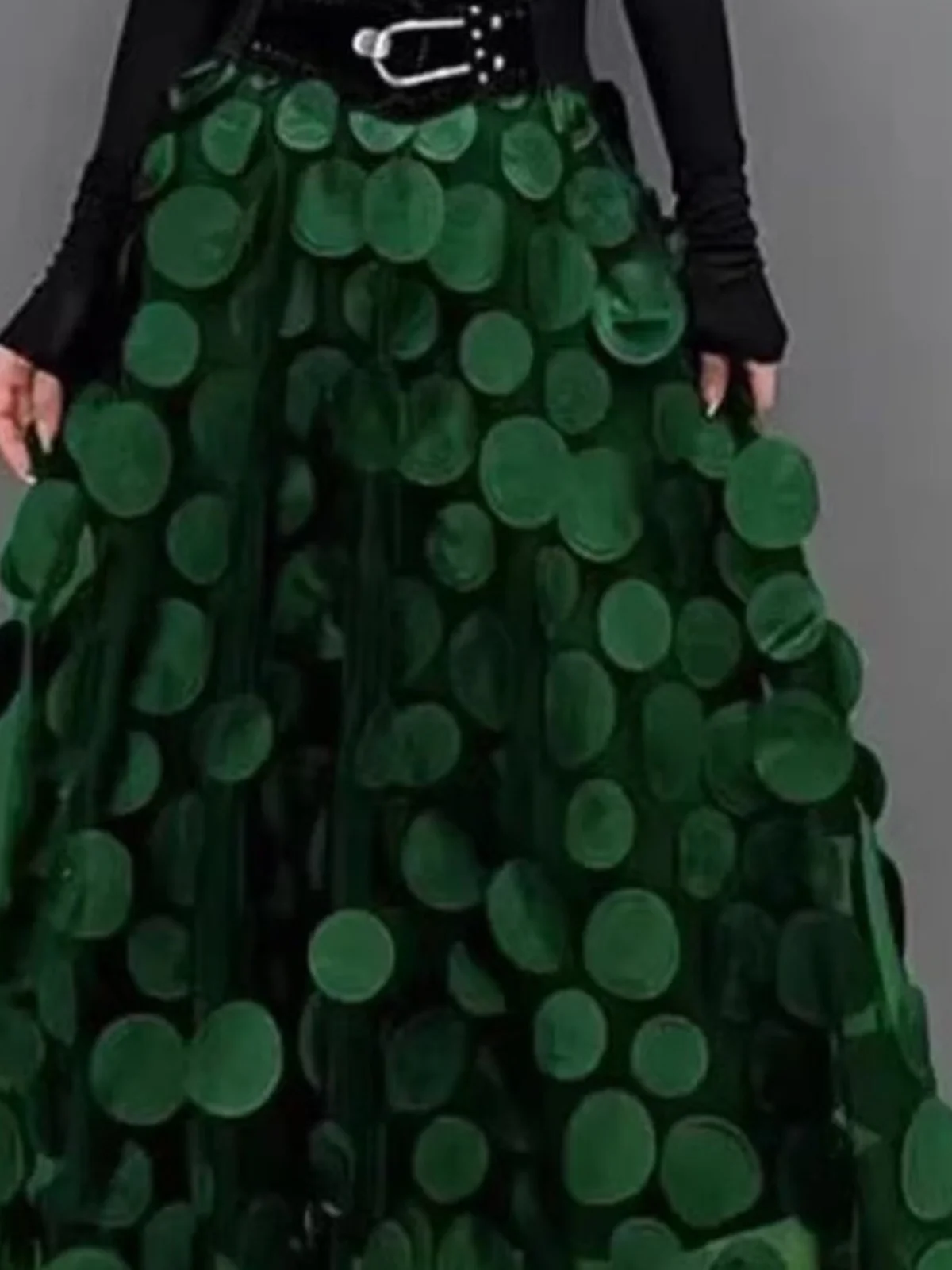 

Длинная юбка А-силуэта с 3D цветочным принтом в стиле ретро, из полиэстера, с высокой талией, свободного кроя, весенняя коллекция