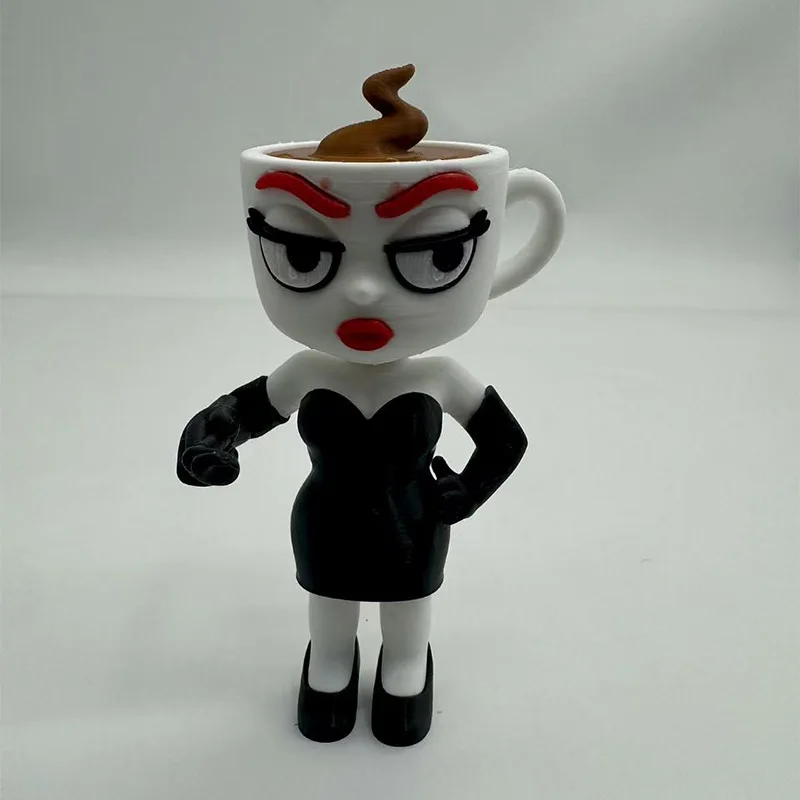 ثلاثية الأبعاد مطبوعة Tingtungung Sahur عمل دمية راقصة الباليه كابوتشينو لاريلي لاريلا بونيكا أمبالابو ديكور المنزل نموذج هدية