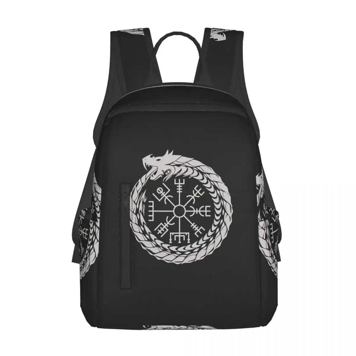 

Viking Odin Valknut Runes Backpack Daypack Large Capacity Children BookBag School Bag Shoulder Bags for Men Women