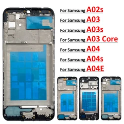 New For Samsung A02s A03s A03 Core A04 A04s A04E Housing Middle Frame Bezel Middle Replacement Parts Middle Frame