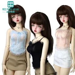 Toys Doll Clothes Fashionable lace camisoles pink, white, black Fits 60cm 1/3 BJD Doll Accessories