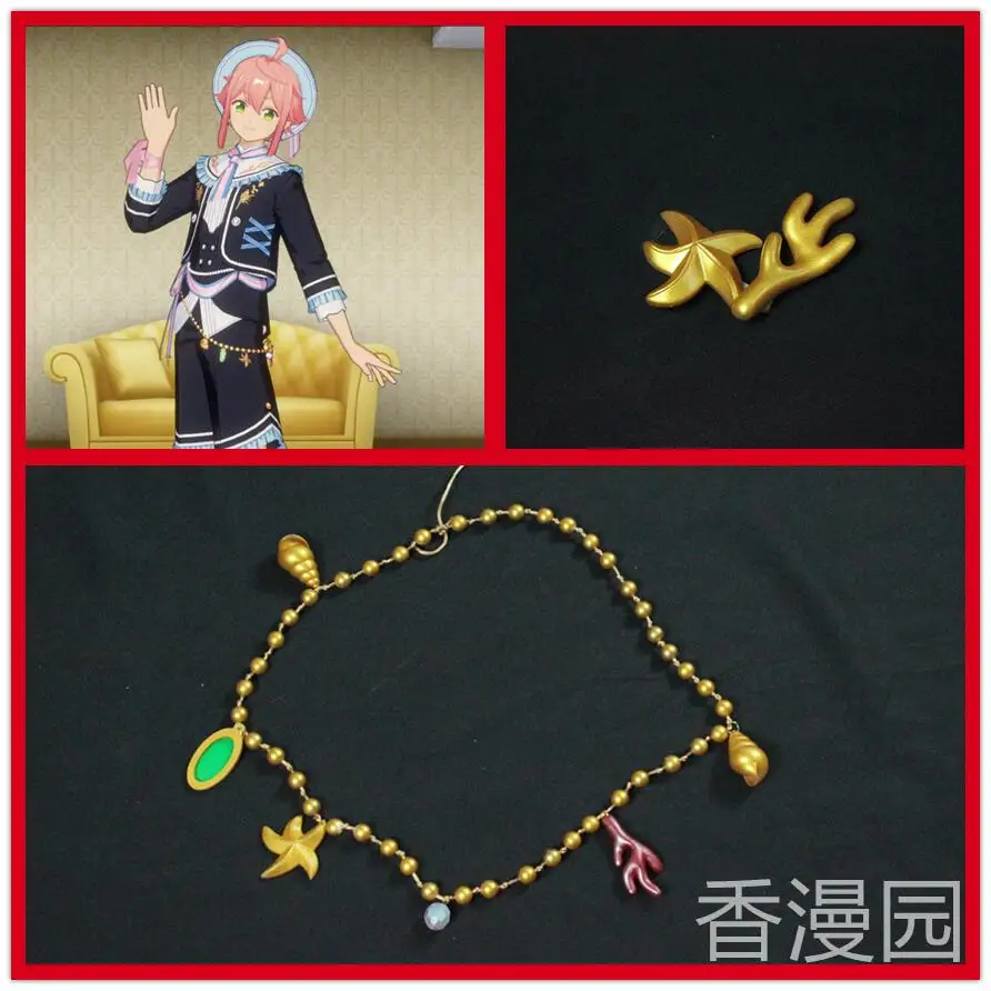 

Anime Ensemble Stars Tori Himemiya Metal Chaining Headwear Accessories Cosplay Take Photo Props Gifts