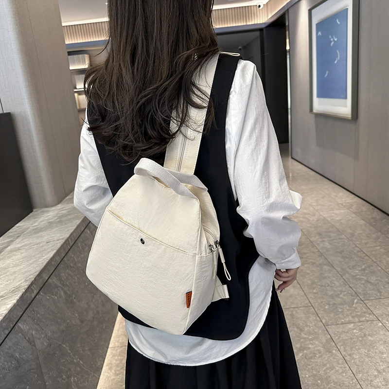 Water Resistant Lightweight Women Backpack Durable Oxford Cloth Multi Pocket Organizer for Daily Commute College Student Travel