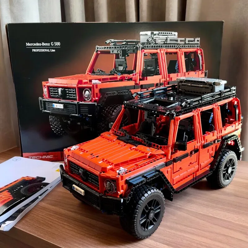 2891 قطعة MOC جديد G500 نموذج مركبة احترافي للطرق الوعرة ، مكعبات بناء ، طوب ، ألعاب أطفال ، هدايا عيد ميلاد ذاتية الصنع للعطلات #3