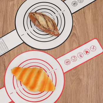 Silikonový popruh na chléb do holandské trouby, opakovaně použitelná dlouhá rukojeť, pečící podložka s nepřilnavým kváskovým těstem, nástroj na pečení do holandské trouby 10 nejlepší prodej silikonová napařovací podložka - №10