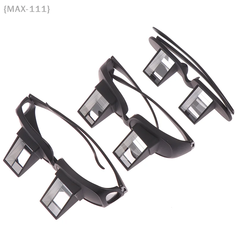 1 Stück Lazy Lesebrille, Periskop-Prisma-Brille für horizontale Betrachtung im Bett, Lie-Down-Brille