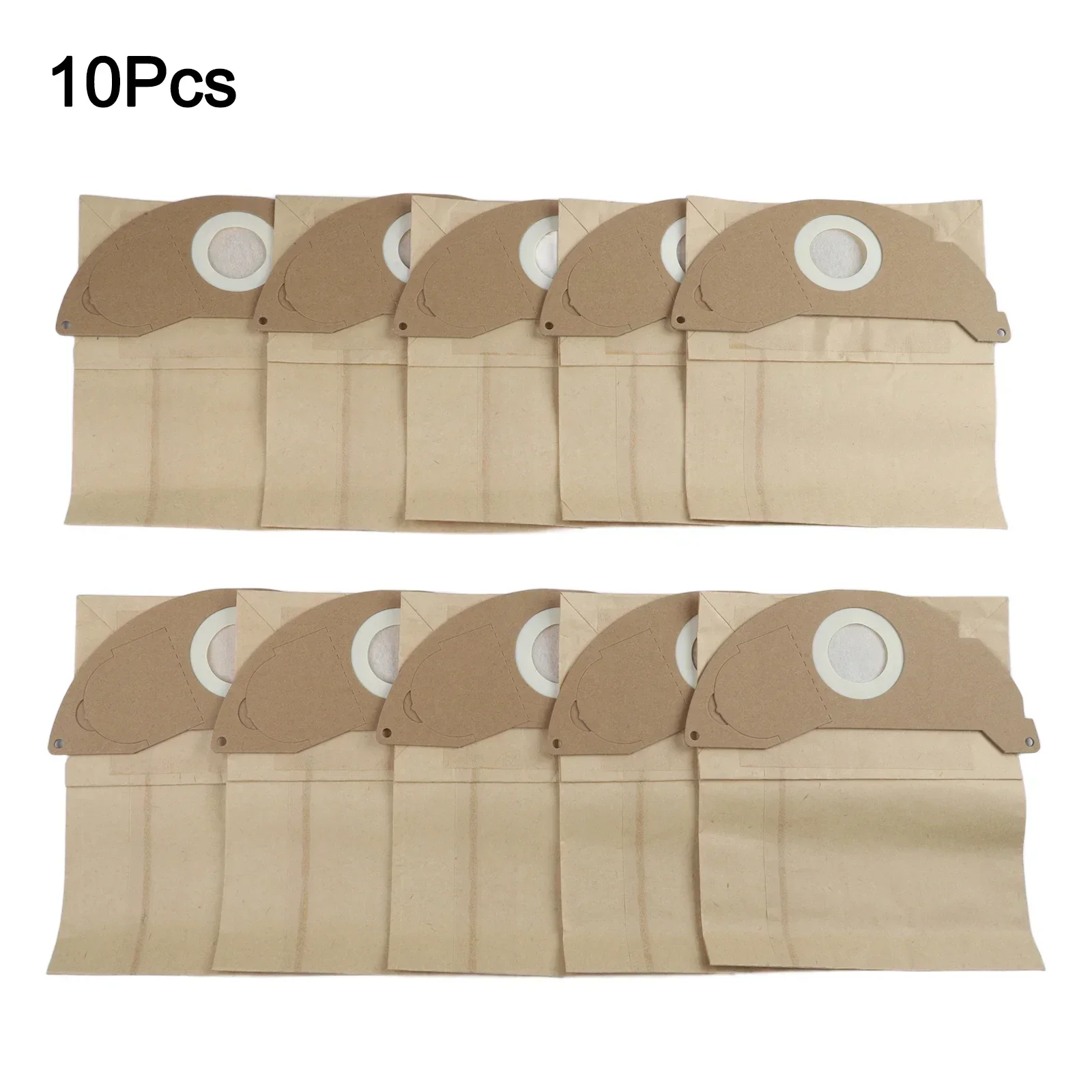 10 Pack Bags K rcher WD2 Floor Maintenance Easy To Install Vacuum Bags Generous Debris Holding Capacity For Home Use