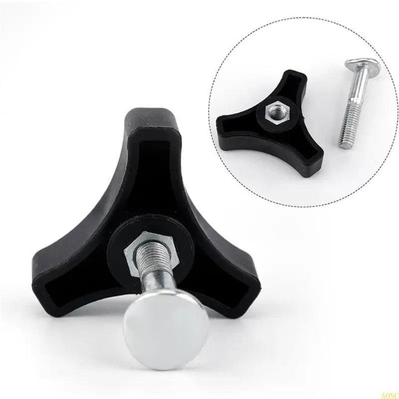 A0NC موثوقة مقبض جزازة العشب موثوقة المسمار وقطع الجوز دائمة مثلث مقبض مقبض مقبض الجوز مسامير المسمار للحقل والتشذيب العشب