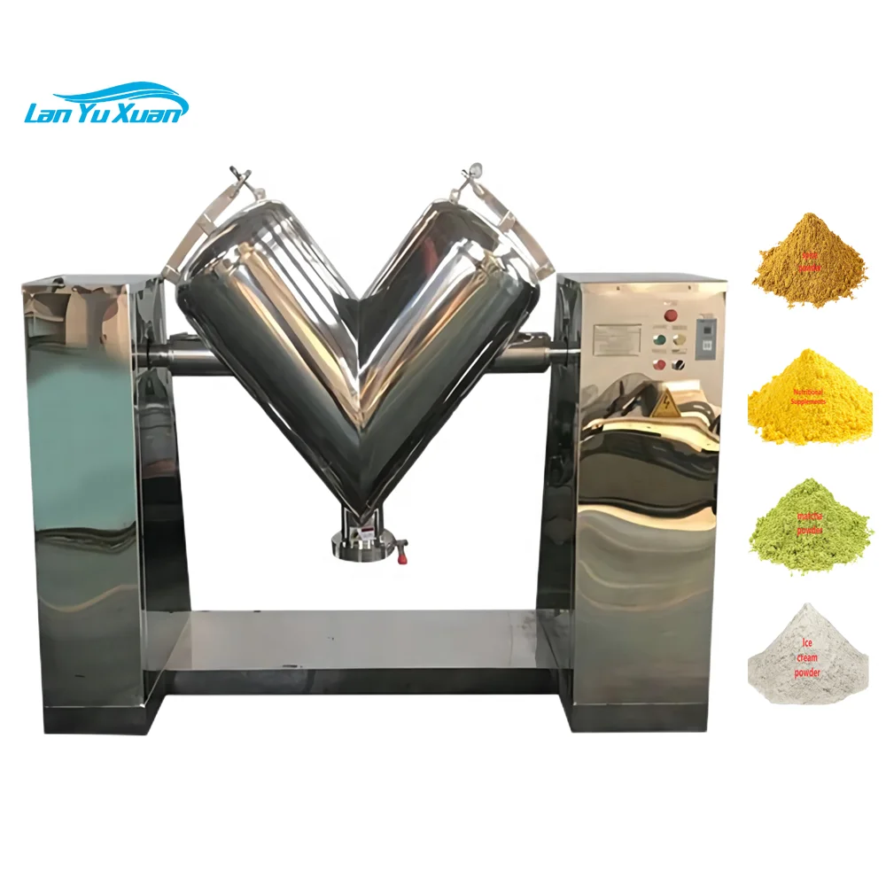 

DZJX V Shape Mixer Malaysia Dry Powder Mixing Machine Vh-2 Vh-14 Vh-50 Vh-100 Milk Powder Blender 10L-Lab-Powder-Mixer