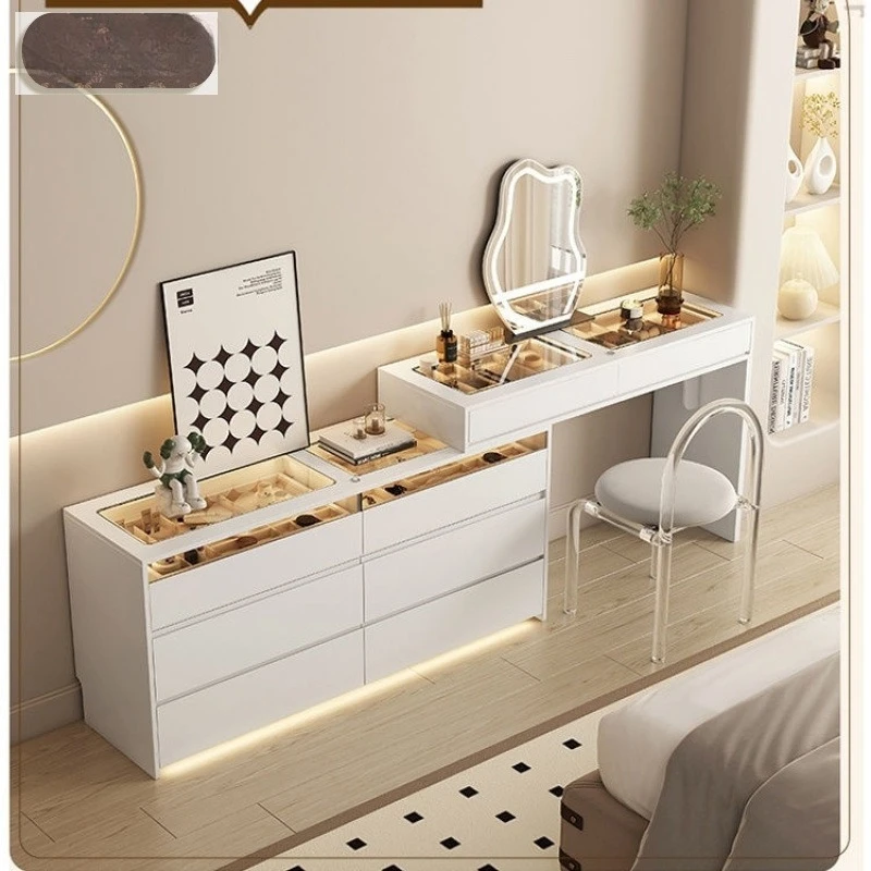 Master bedroom high-end dresser, chest, one piece, free two jewelry boxes, dresser home
