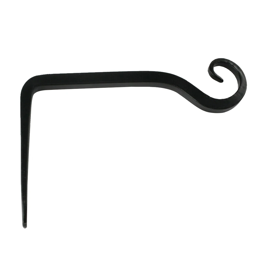 Planter Wall Hook Living Room Bracket Hanging Clothes Lantern Home Decor Wall-mounted Balcony Shelf Black Wrought Iron Crafts