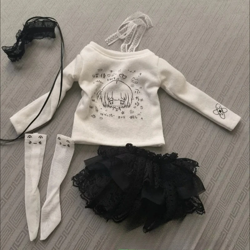 

1/6 1/4 Doll's Clothes Suit for 30/45cm Bjd Doll Girl Toys Elf Set Lightweight Summer Style Dress Up Doll Accessories, No Doll