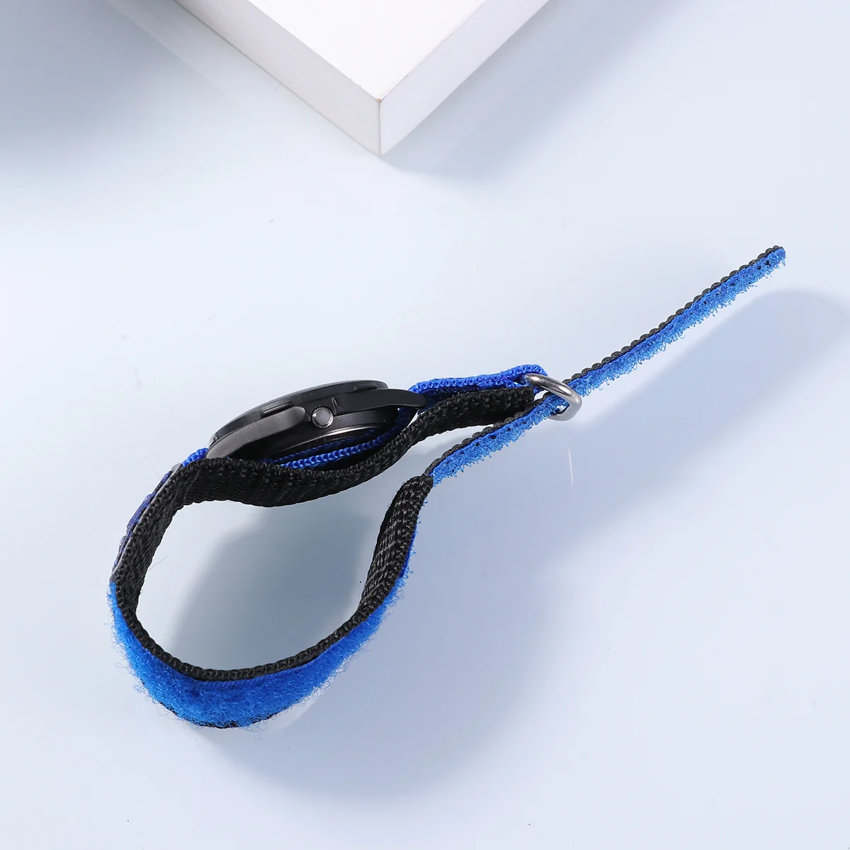 Stylish Nylon Blue Watch Comfortable Breathable Quartz Watch Gifts Birthday Party Waterproof