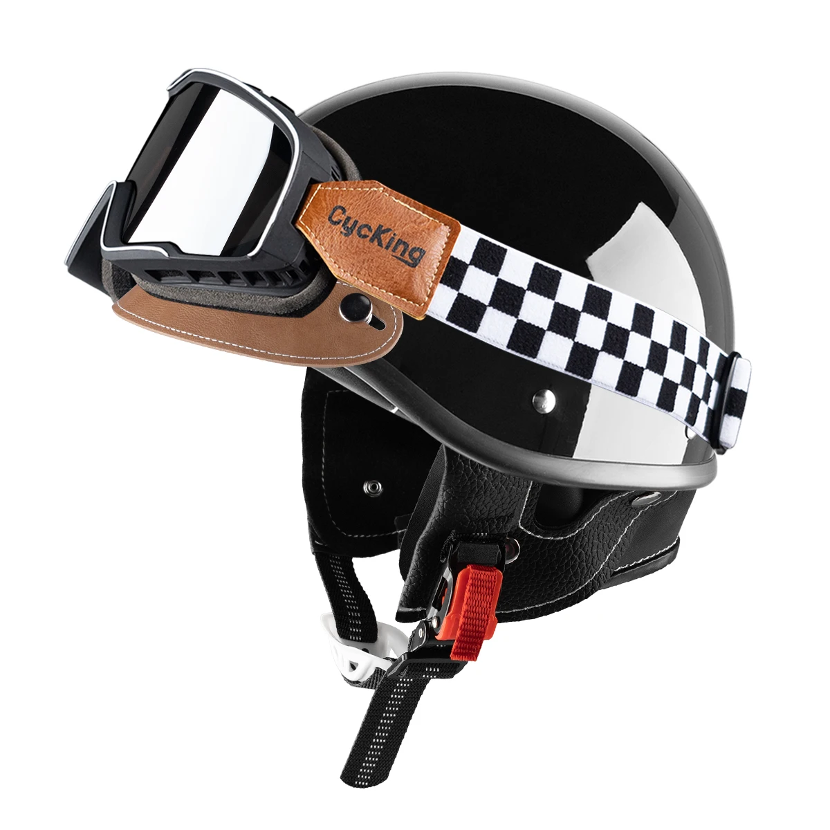 

Cycking Japanese Vintage Half Helmet Open Motorcycle Helmet