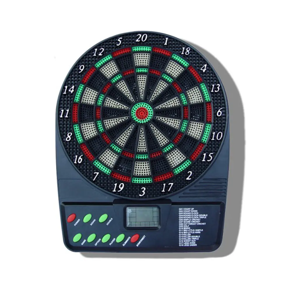 

3 Aa Batteries Powered Electronic Dartboard 8 Inch Regulation Size LCD Display Automatic Scoring Tournament Quality Thermal