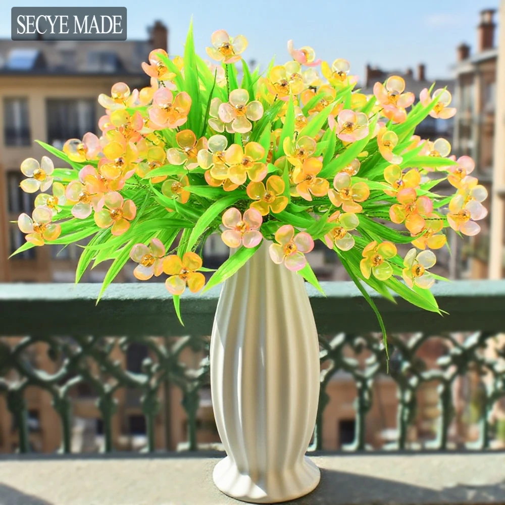 

Simulated Potted Plants Fake Flowers Home Decor DIY Material Package Hotel Home Desktop and Office Decoration K66