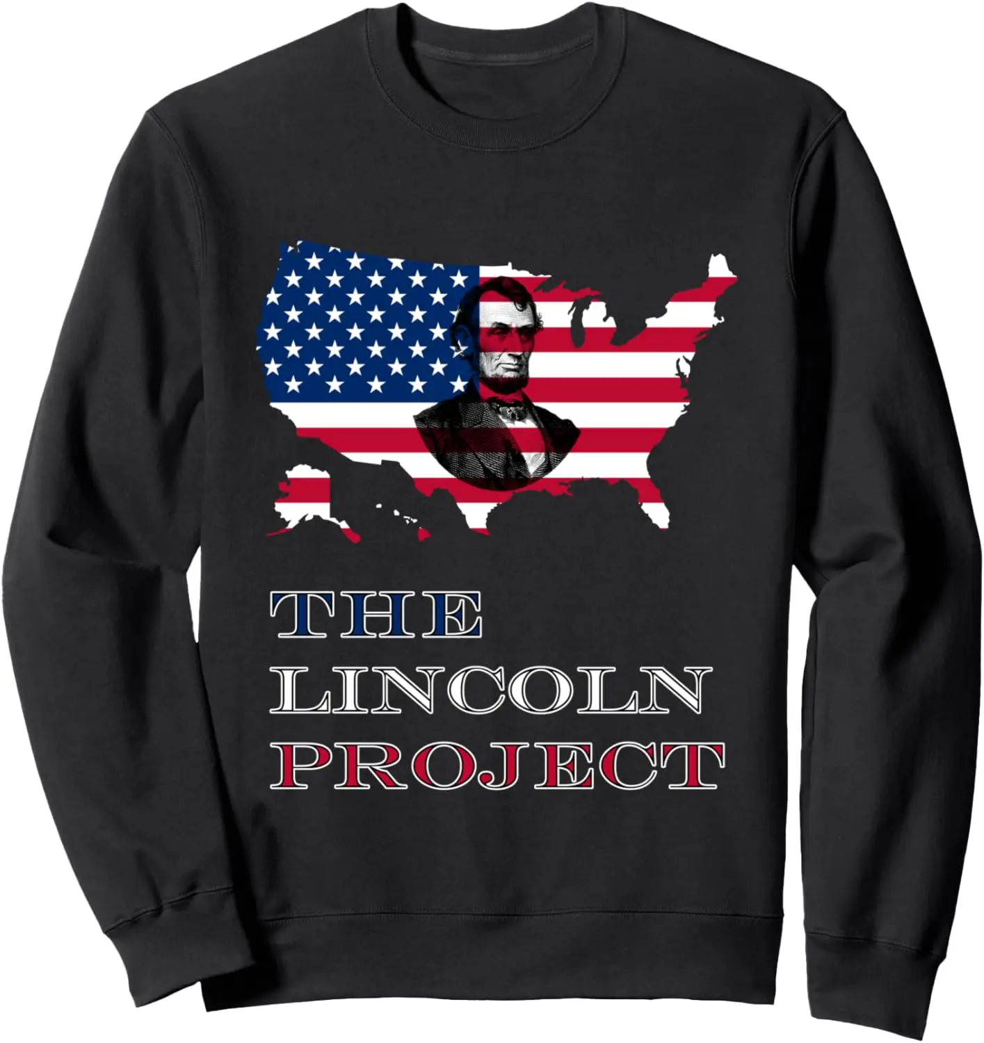 

The Lincoln Project Save USA Толстовка с американским флагом Авраама Линкольна