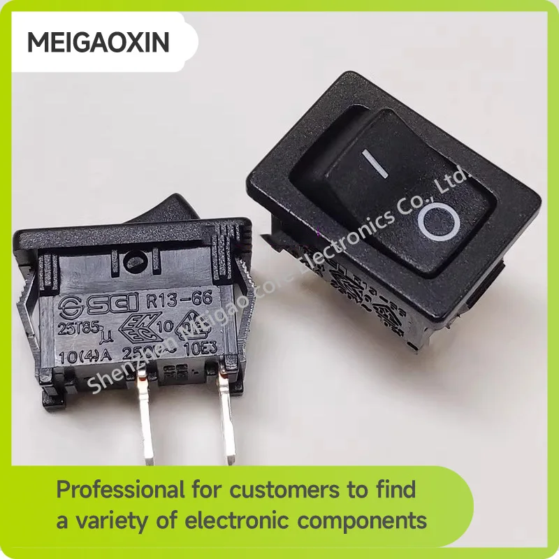 

1~5pcs/lot Single-channel ship type switch power supply switch opening 13× 19R13-66A high current 10A