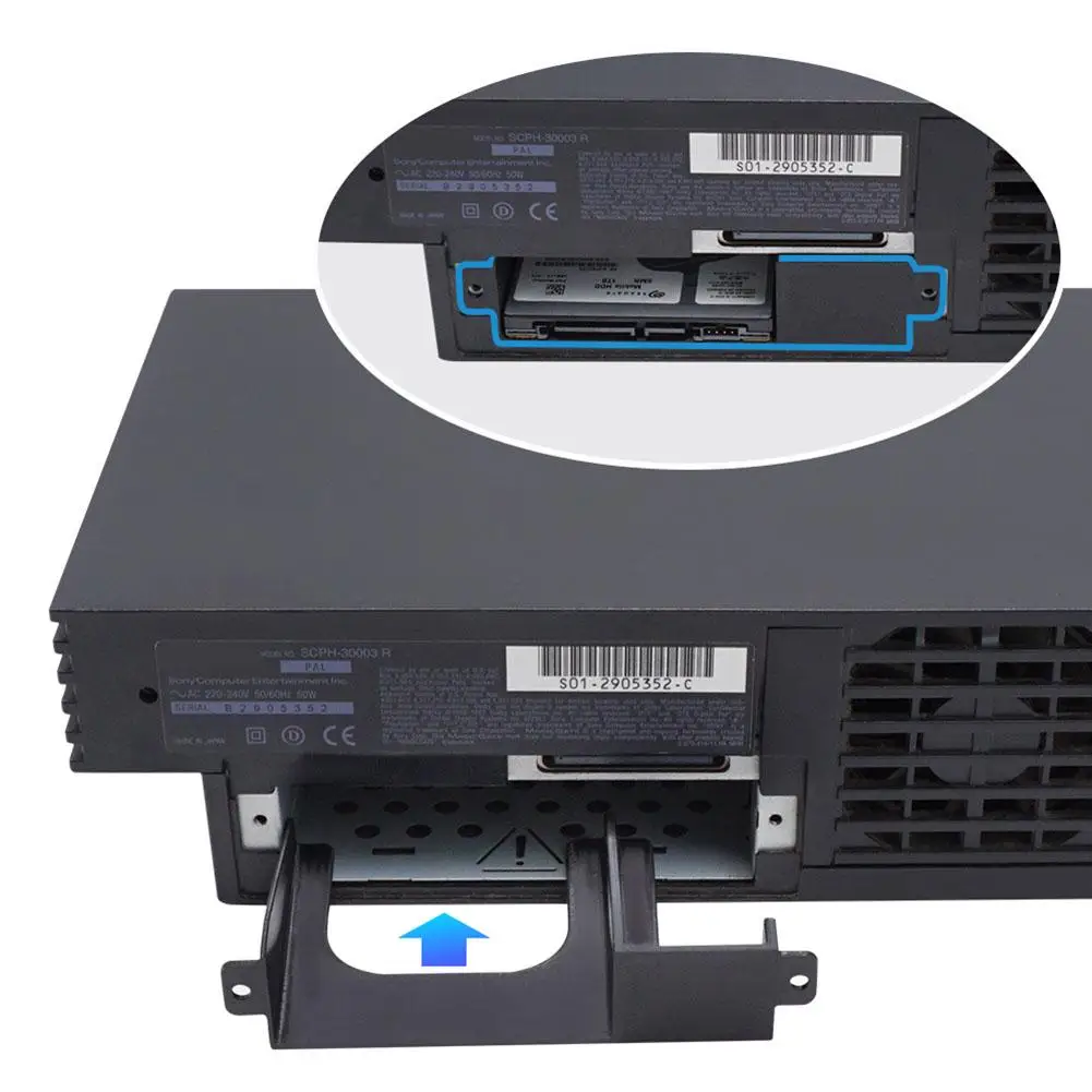 2.5IN قوس القرص الصلب ل PS2 SATA محول الشبكة ثلاثية الأبعاد مطبوعة حامل حامل HDD قوس SSD حامل ل PS2 الدهون لعبة وحدة التحكم