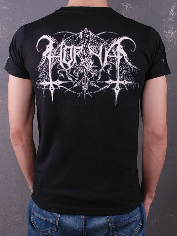 Horna-supentival t-shirt nera mayhem bathory