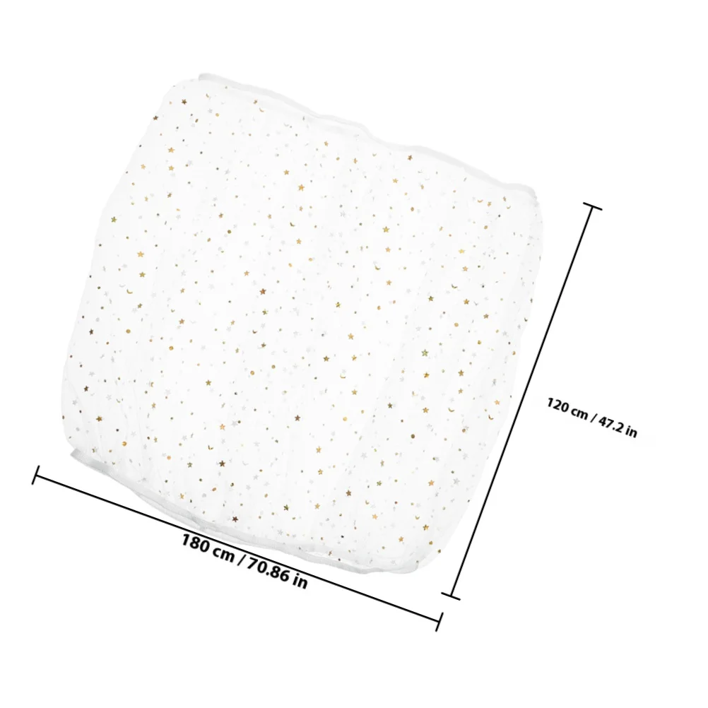 غطاء الطيور بتصميم نجمة القمر، شبكة بوليستر متينة لقفص الببغاء، قابلة للتنفس، خفيفة الوزن للحماية من الأشعة فوق البنفسجية في الأماكن المغلقة #5