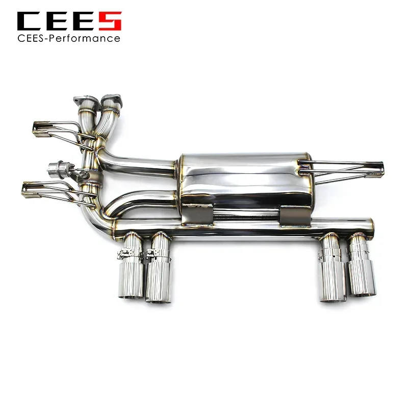 CEES Catback Exhaust for BMW M3 E46 2004-2006 SS304 Stainless Steel Valve Muffler Refit Terminale Scarico Auto Exhaust System