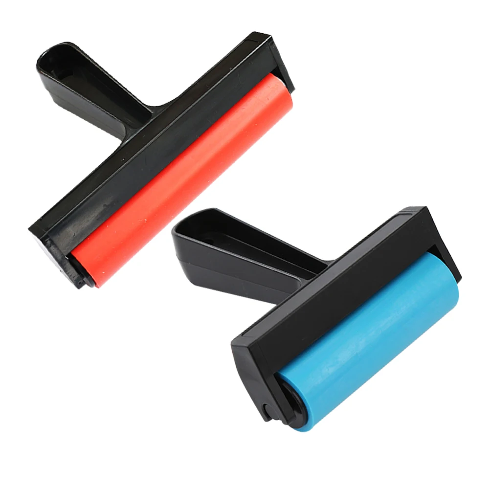 

2pcs Roller Tools Bead Ink Kit Plastic Accessories Sealer Ruler Rubber Craft Vinyl Storage Lightweight