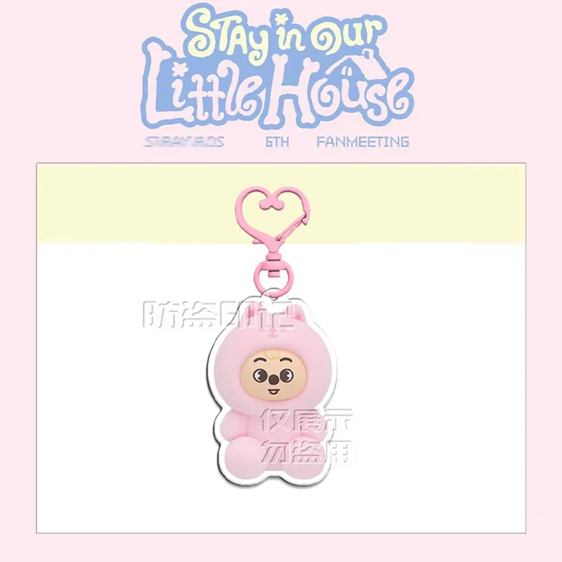 KPOP StrayKids Cute New Acrylic Keychain SKZOO 6th FM Field Week Yak Keychain FELIX Supporting Surrounding Area