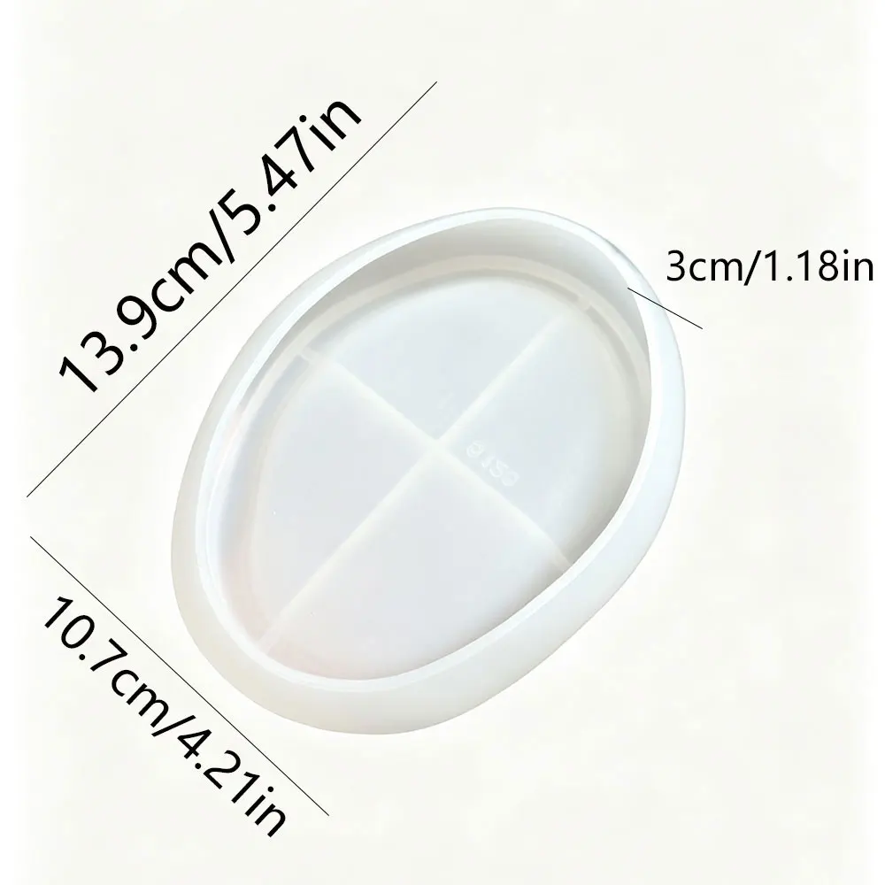 rregular Jewelry Tray Silicone Mold Organic Pebble Shape Candle Plate Cement Mould Nordic Clay Mold for Resin Soap Dish Maker