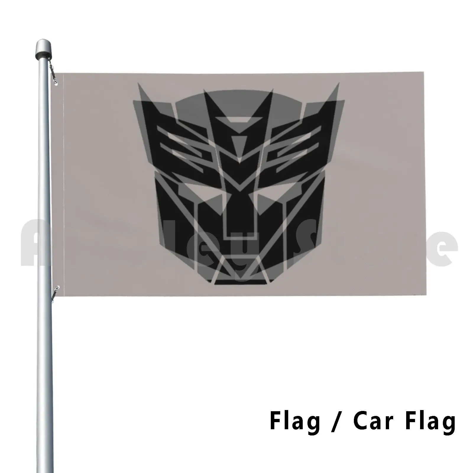 Robots In Disguise Outdoor Decor Flag Car Flag Robot Autobot Decepticon Logo Eighties 80s Cartoon Prime