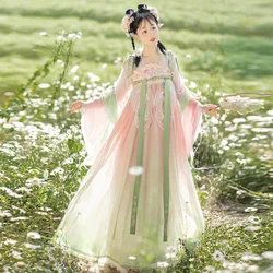 Chinês tradicional hanfu traje mulher antiga dinastia han vestido oriental princesa vestido lady elegância tang dynasty dance wear