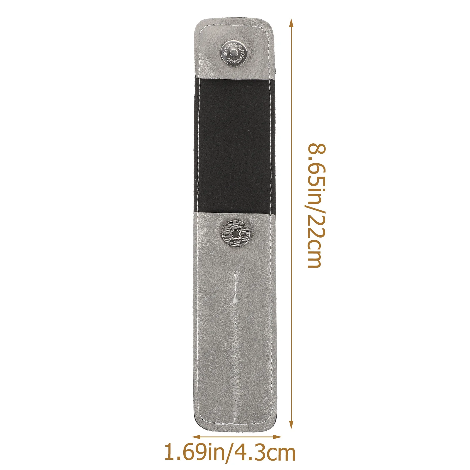3Pcs Eyelash Tweezers Storage Bag Simple Style PU Magnetic Snap Lightweight Portable Makeup Tweezers Case Holder