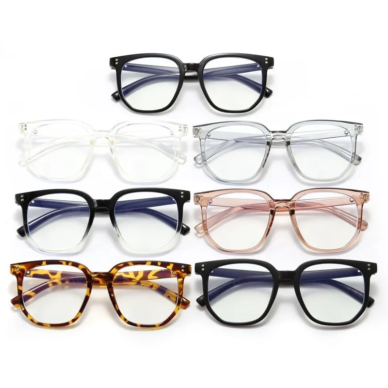 Women Glasses frame Anti Blue Light Glasses Square Computer Goggles Glasses Female Transparent Optical Spectacle Eyeglass 