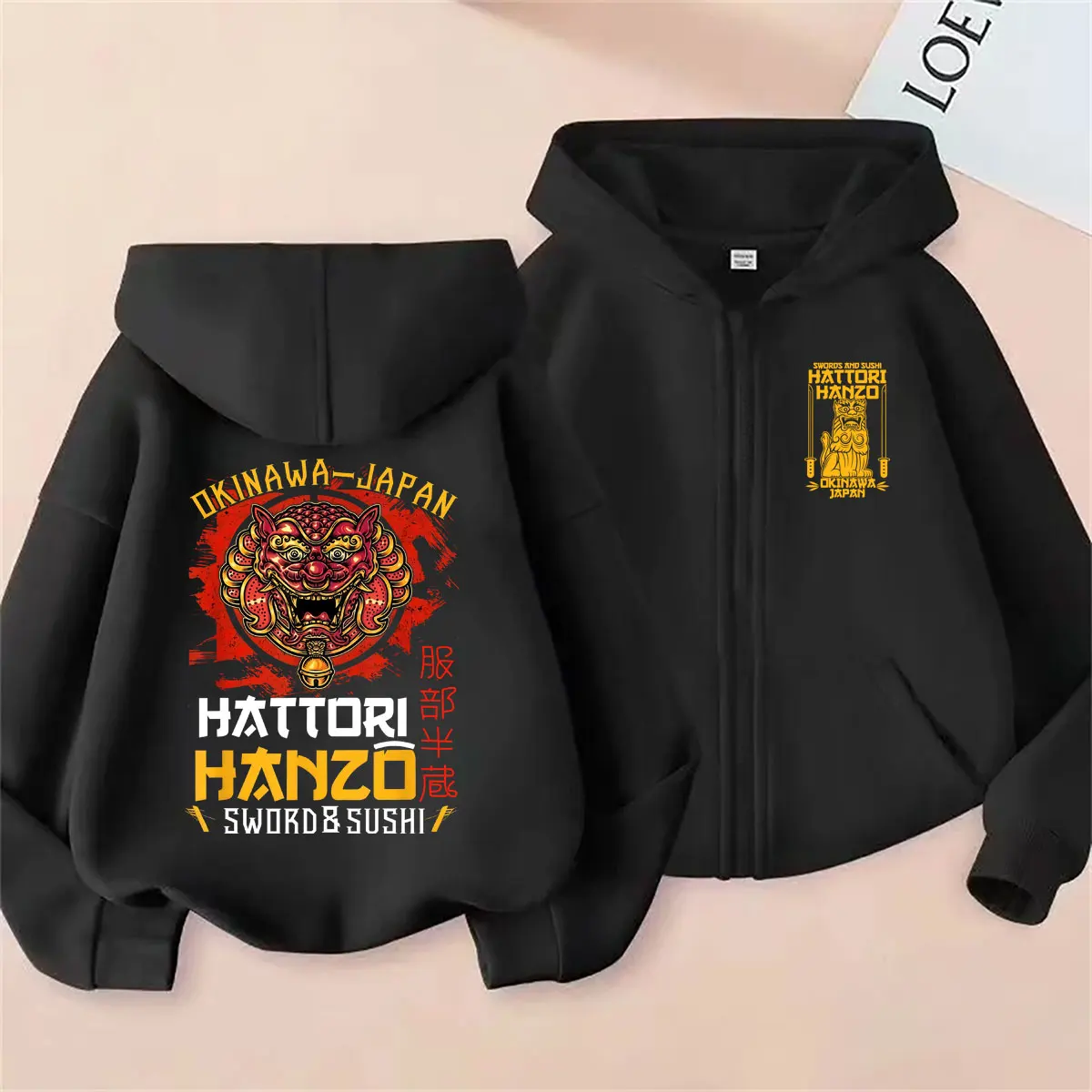 quentin-tarantino-movie-kill-bill-swords-and-sushi-hattori-hanzo-okinawa-japan-zipper-hoodie-men-fashion-vintage-zip-up-jacket
