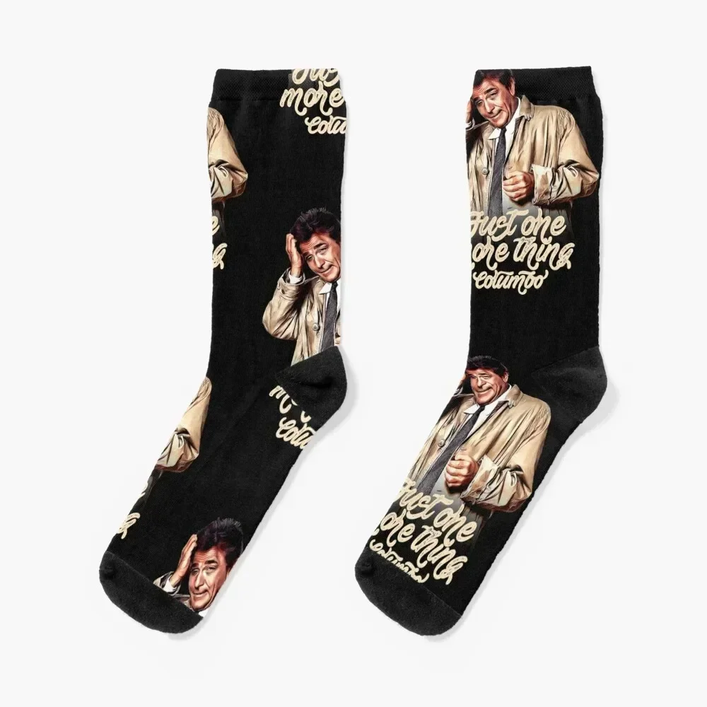 

Columbo - TV Shows Socks Hiking boots anime loose Women Socks Men's