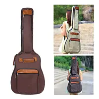 Miwayer-Bolsa para guitarra acústica, bolsa de 41 pulgadas, impermeable, gruesa, Oxford, nailon, correas dobles, funda para guitarra acolchada de algodón