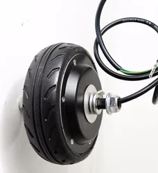 5 inch wheel hub motor, 24v-36v, 200w, 350w, carbon fiber, light truck motor double shaft/single shaft hub motor