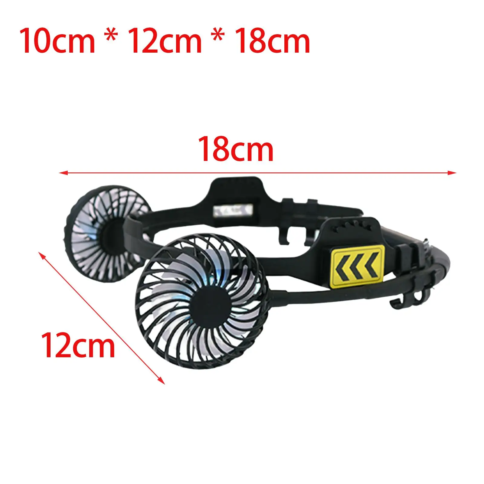 Portable Hard Hat Fan Adjustable Powerful Wind External Fan Safety Helmets Accessories Portable Multipurposes Fan for Summer Hat