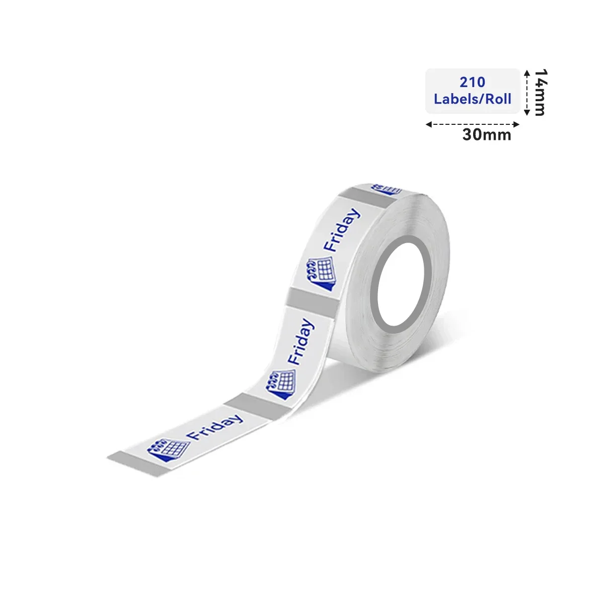 Q30 D30 Label Maker Tapes Blue On Clear Stickers Replacement Waterproof Tearproof Thermal Sticker Papers For School Home Office