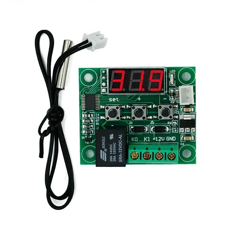Controlador de temperatura de alta precisión con pantalla digital, microinterruptor de control de temperatura XH - W1209